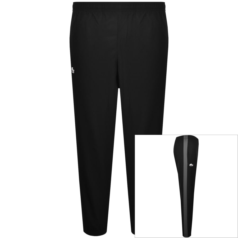 Image number 3 for Lacoste Sport Landscape Tracksuit Black
