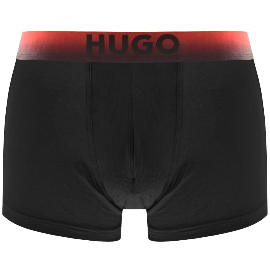 Image number 2 for HUGO 3 Pack Fashion Trunks Black