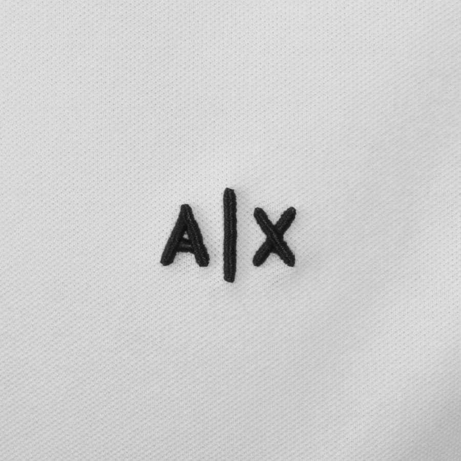 Image number 3 for Armani Exchange Polo T Shirt Off White