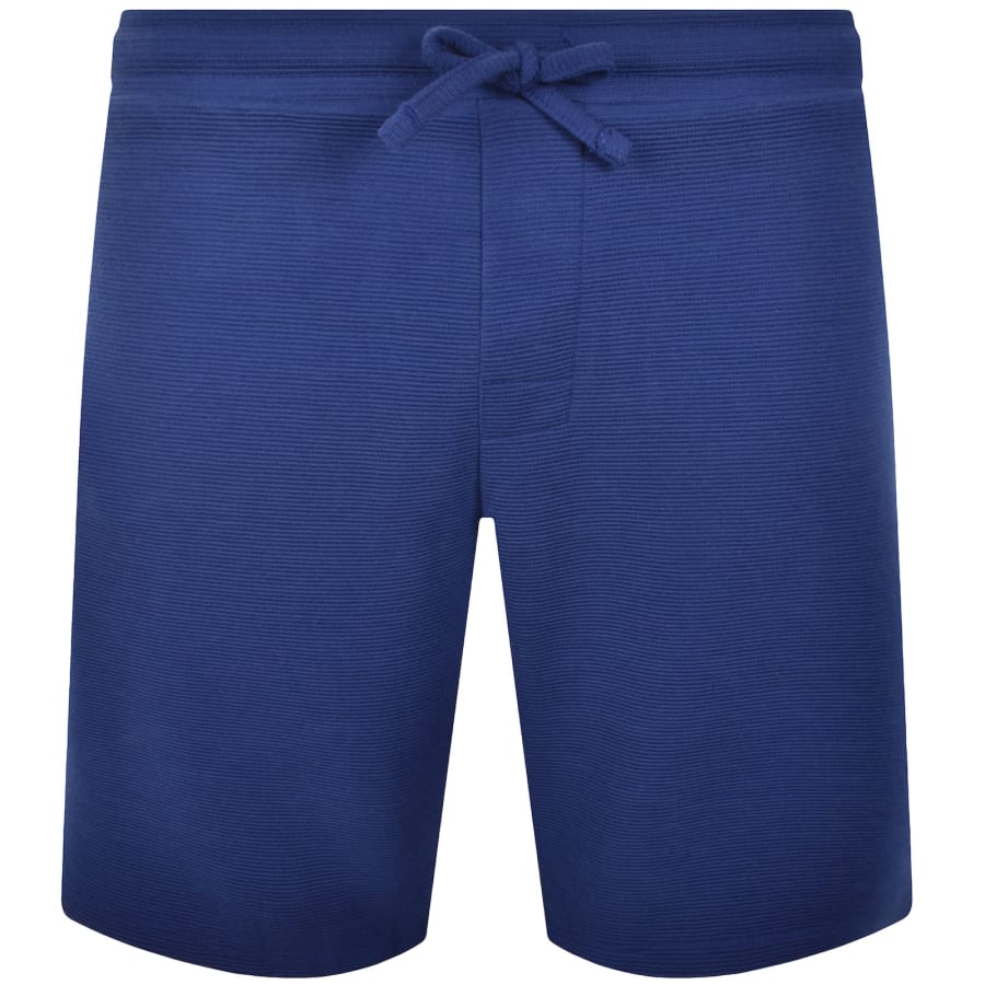 Image number 2 for BOSS Rib Shorts Medium Blue