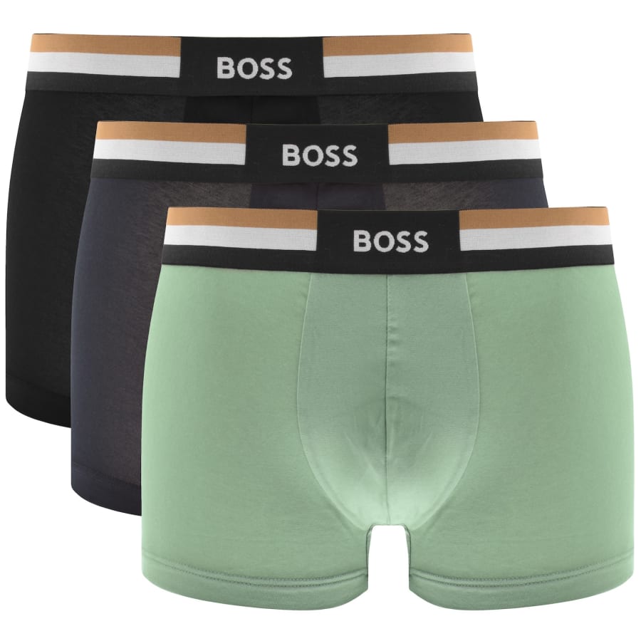 Image number 1 for BOSS Underwear 3 Pack Motion Trunks Multi