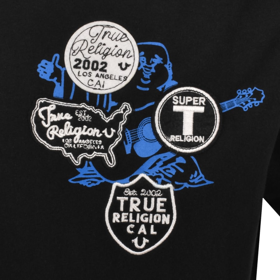 Image number 4 for True Religion University T Shirt Black