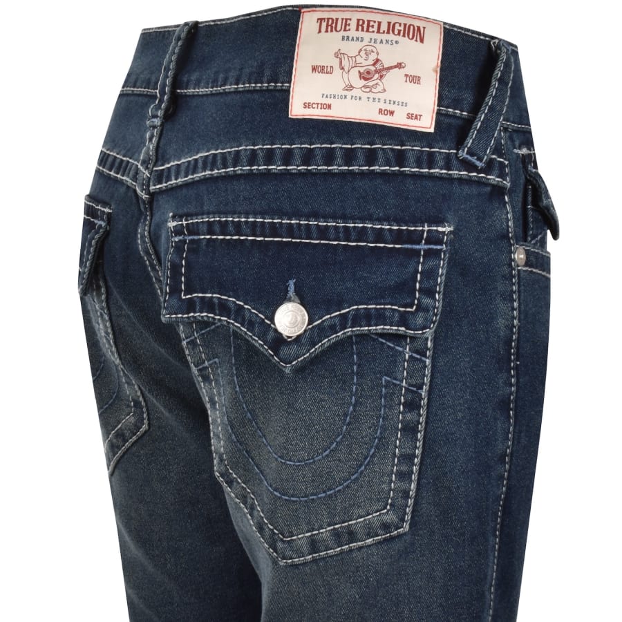 Image number 4 for True Religion Rocco Big T Flap Skinny Jeans Blue