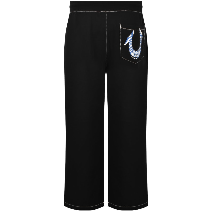 Image number 3 for True Religion Paint Baggy Joggers Black