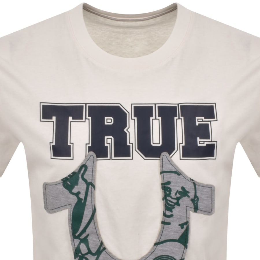 Image number 2 for True Religion Terry Applique T Shirt White