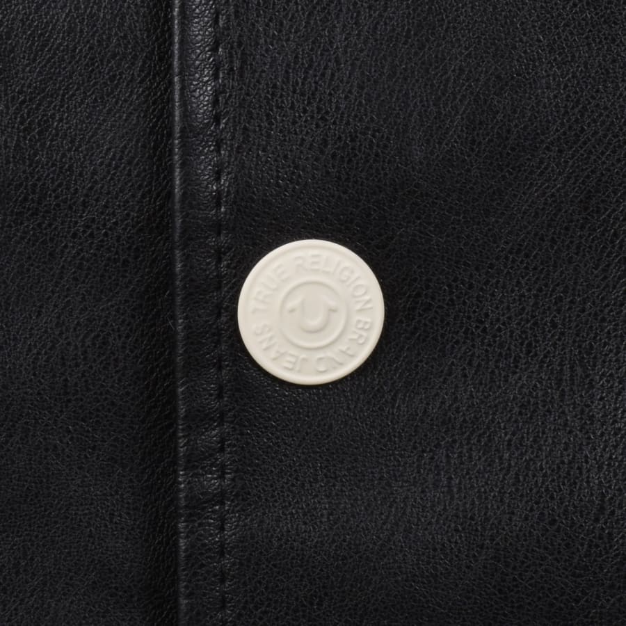 Image number 4 for True Religion Retro Varsity Jacket Jet Black