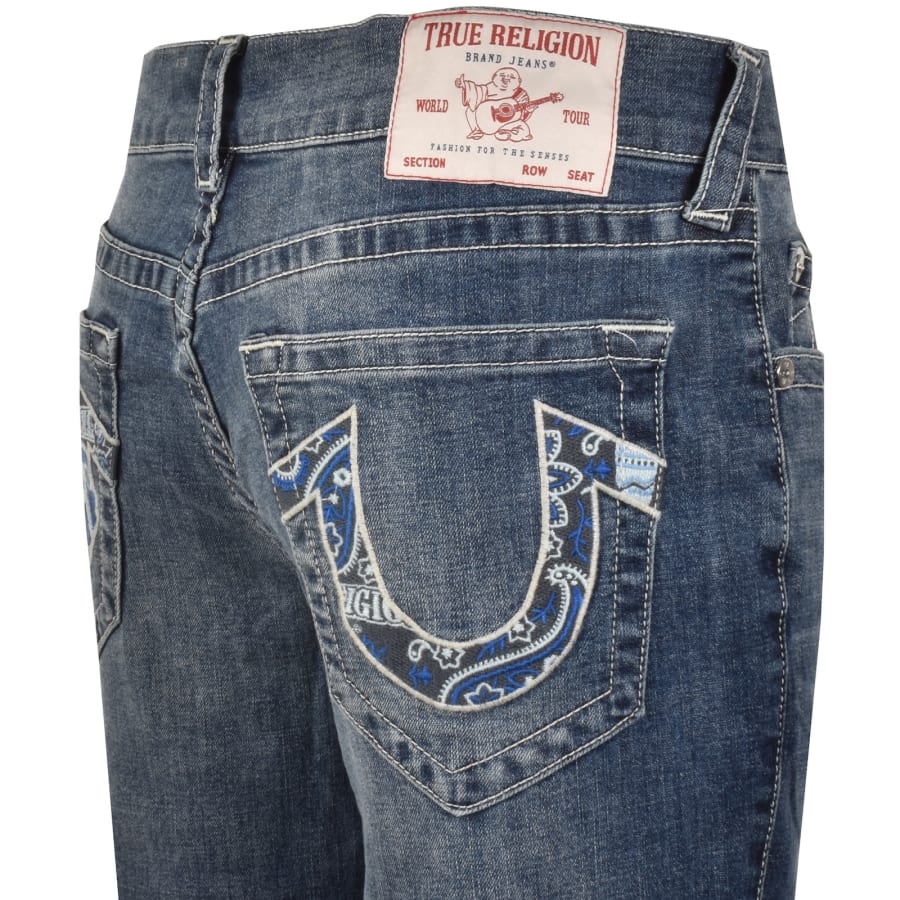 Image number 4 for True Religion Billy Bandana Jeans Blue