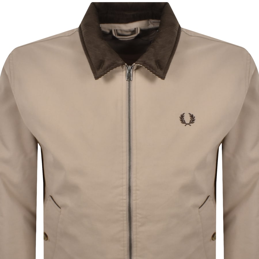 Image number 2 for Fred Perry Caban Jacket Beige