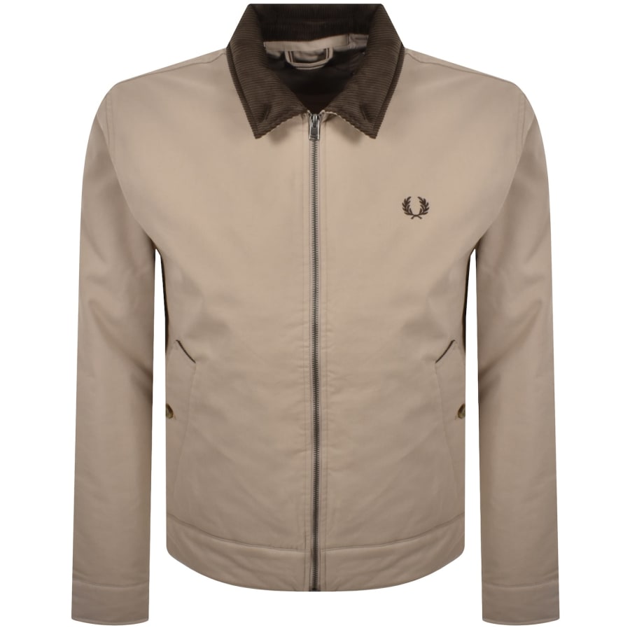 Image number 1 for Fred Perry Caban Jacket Beige