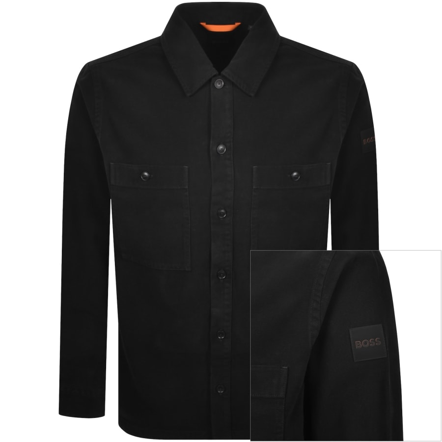 Image number 1 for BOSS Locky 2 Overshirt Black
