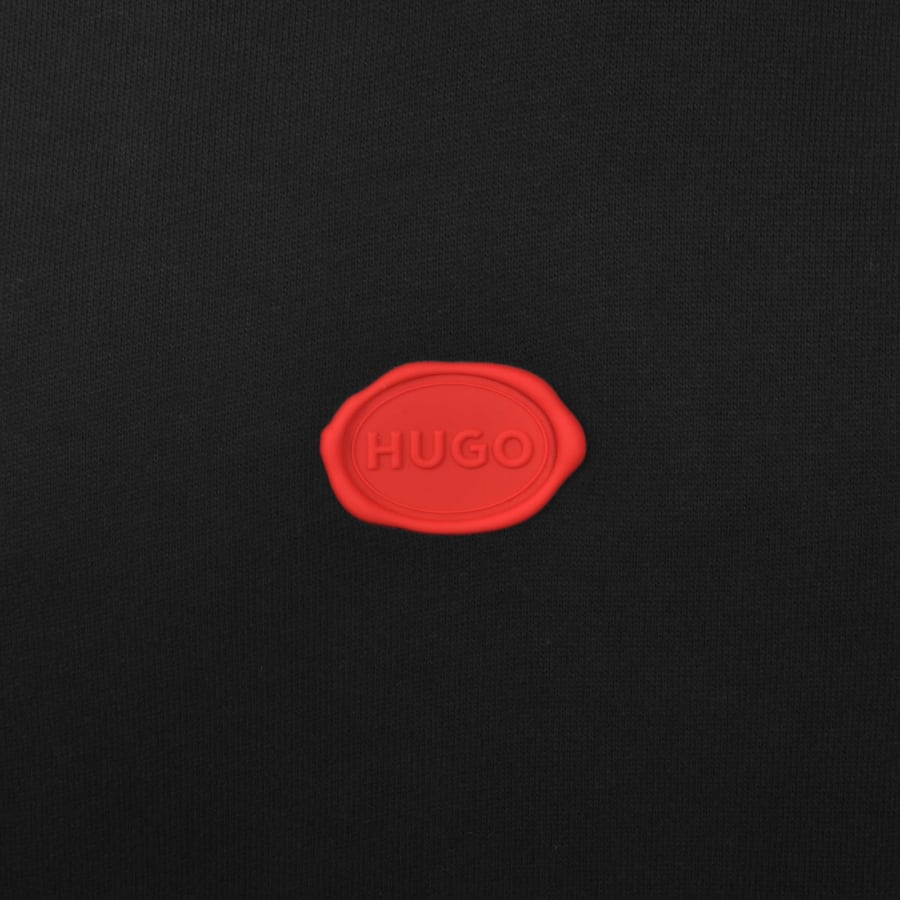 Image number 3 for HUGO Dilvano Hoodie Black