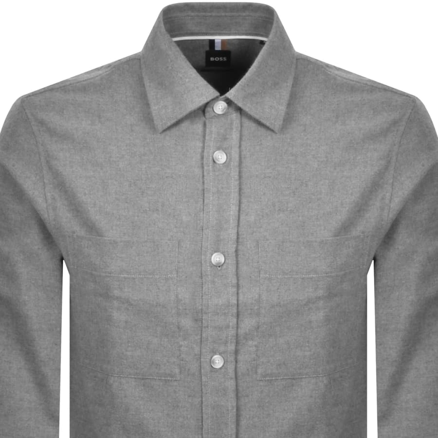 Image number 2 for BOSS C Owen Overshirt Grey