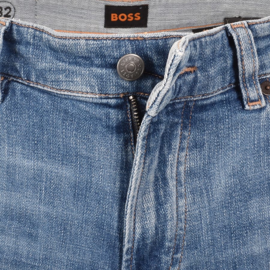 Image number 5 for BOSS Re Maine Regular Fit Jeans Light Blue