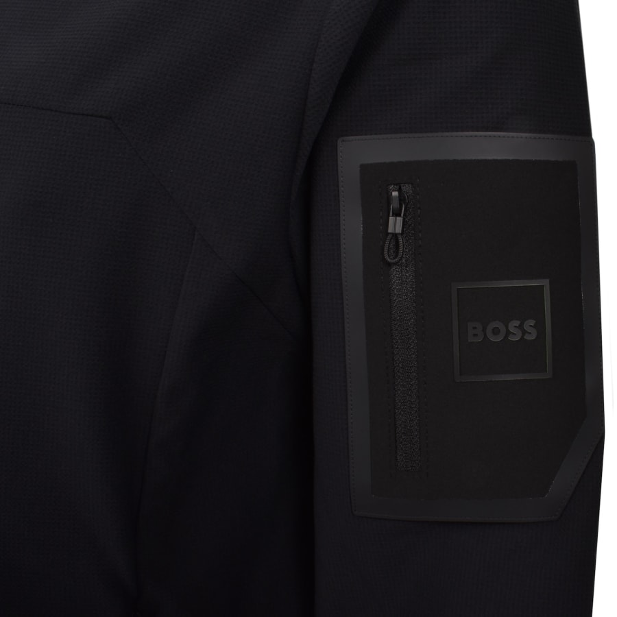 Image number 4 for BOSS Tour Waffle Overshirt Black