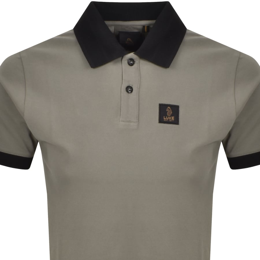 Image number 2 for Luke 1977 Rizal Polo T Shirt Concrete Grey