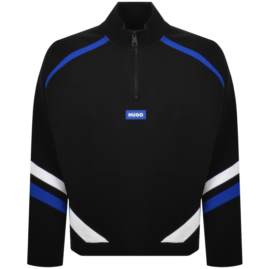 Image number 1 for HUGO Blue Naloneck Sweatshirt Black