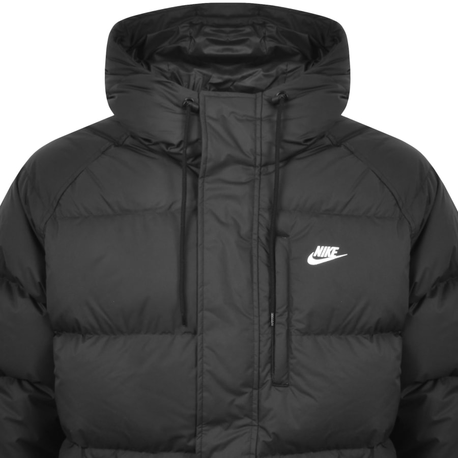 Image number 2 for Nike Therma Fit Parka 650 Jacket Black