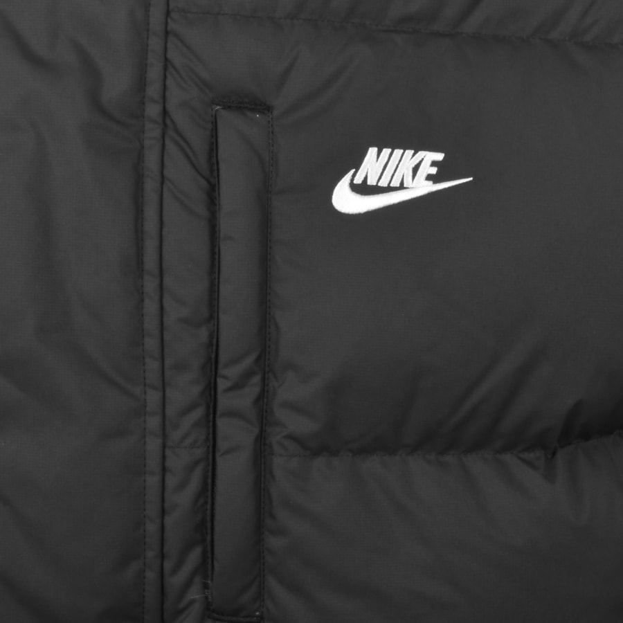 Image number 3 for Nike Therma Fit Parka 650 Jacket Black
