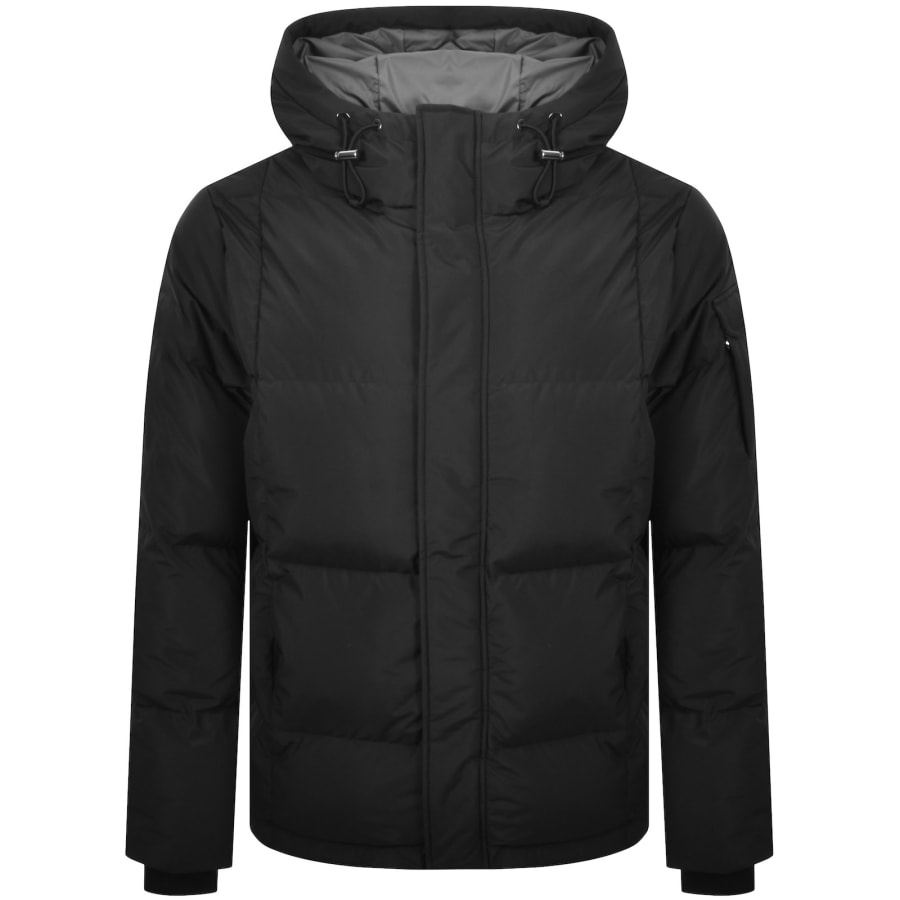Image number 2 for Sandbanks Baffle Puffer Jacket Black