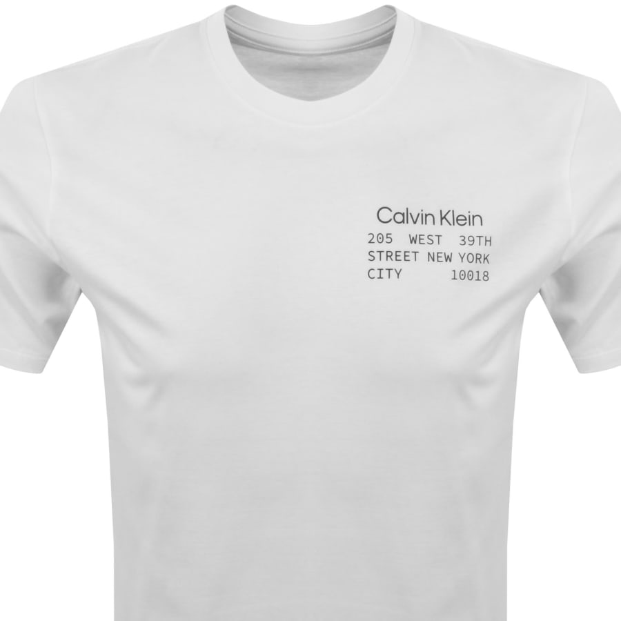 Image number 3 for Calvin Klein Jeans Graphic T Shirt White