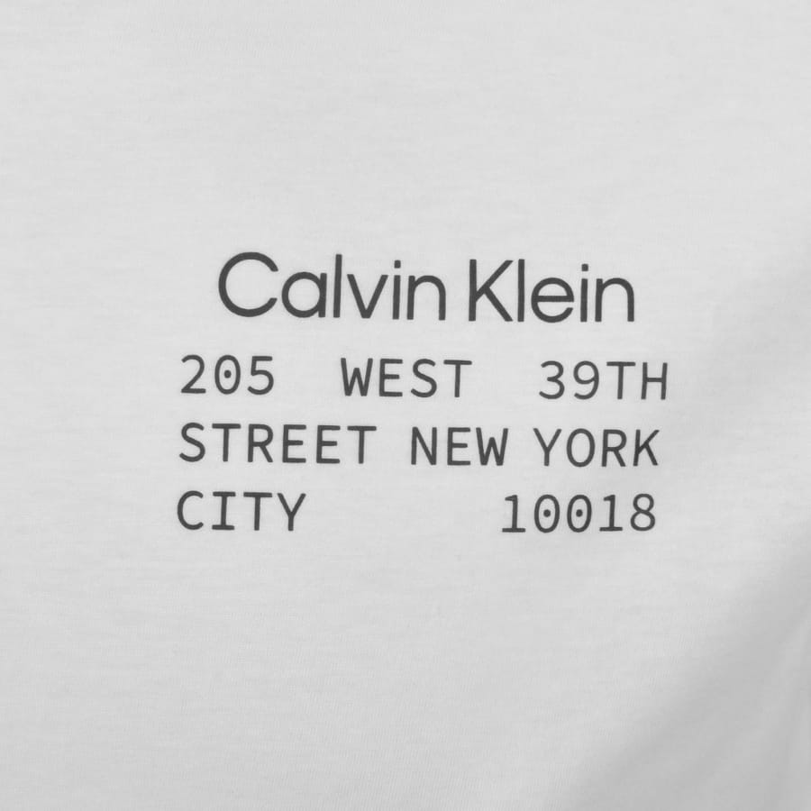 Image number 4 for Calvin Klein Jeans Graphic T Shirt White