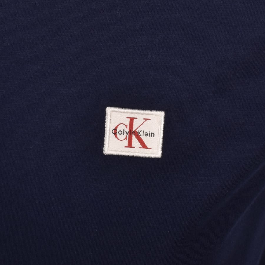 Image number 3 for Calvin Klein Jeans Badge T Shirt Blue