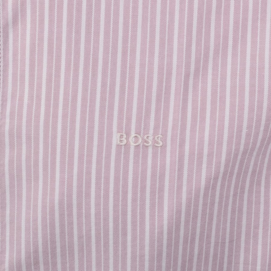 Image number 3 for BOSS Ricoplus Long Sleeved Shirt Pink