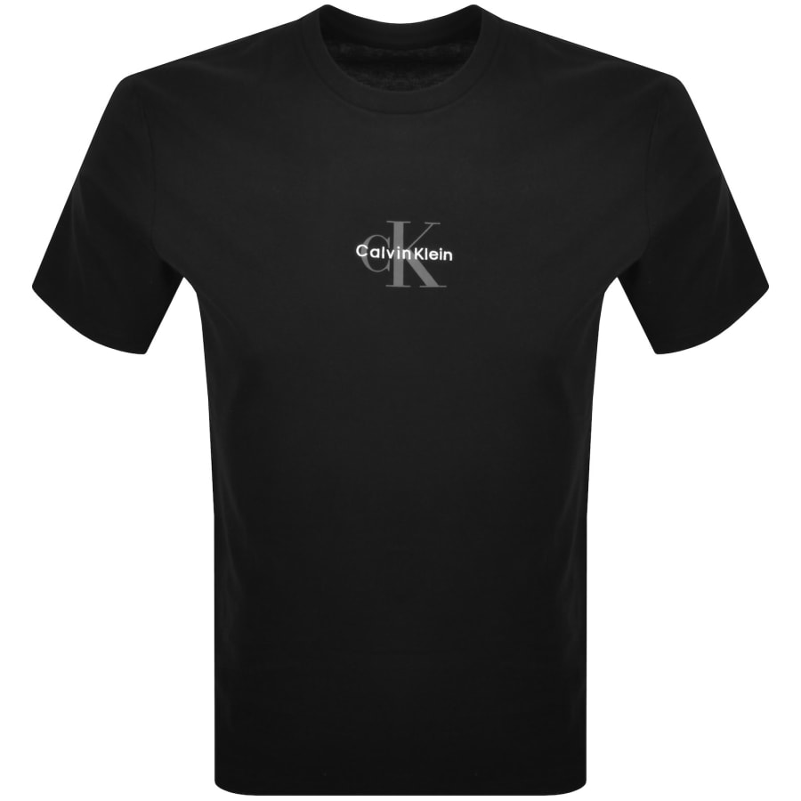 Image number 1 for Calvin Klein Jeans Monologo T Shirt Black