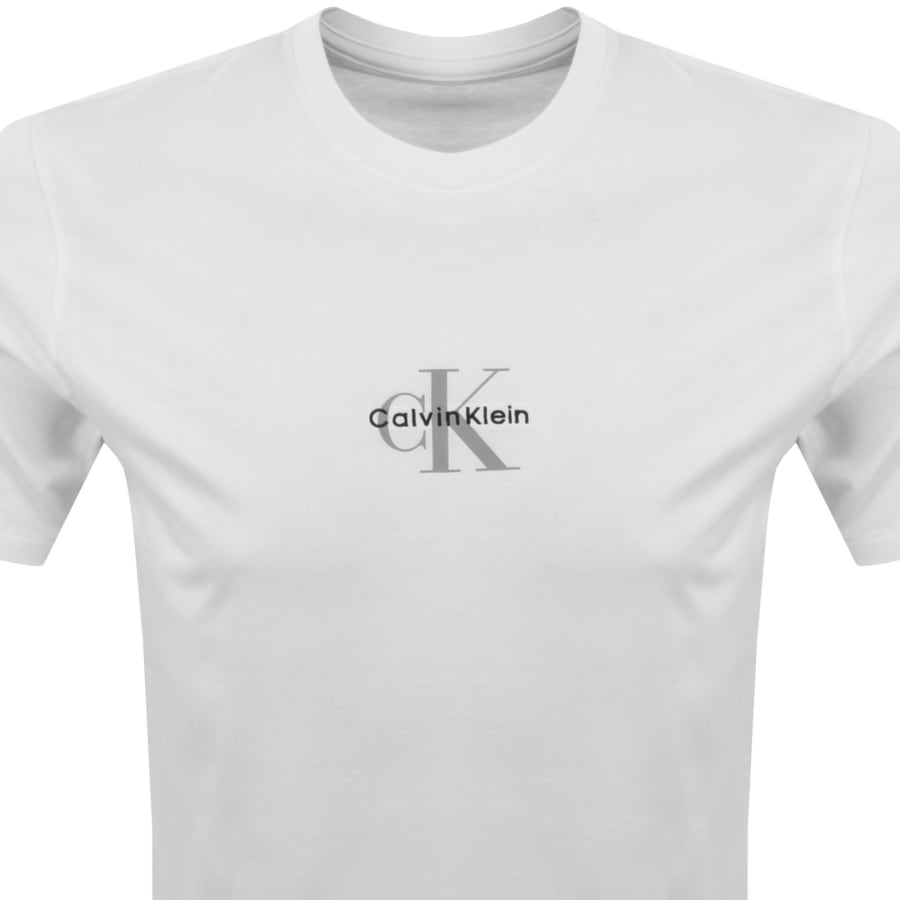 Image number 2 for Calvin Klein Jeans Monologo T Shirt White