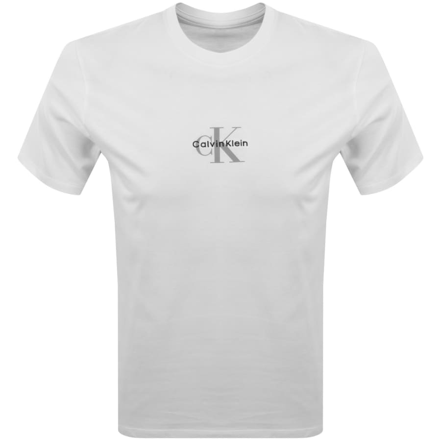 Image number 1 for Calvin Klein Jeans Monologo T Shirt White