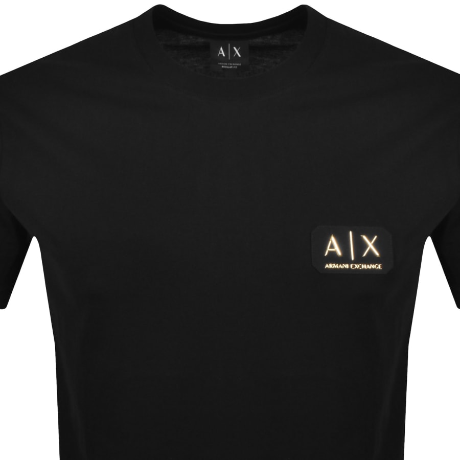 Image number 2 for Armani Exchange Logo T Shirt Black