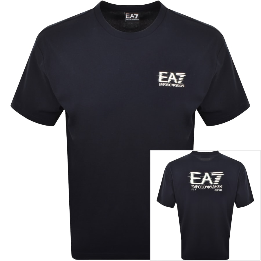 Image number 1 for EA7 Emporio Armani Training T Shirt Navy