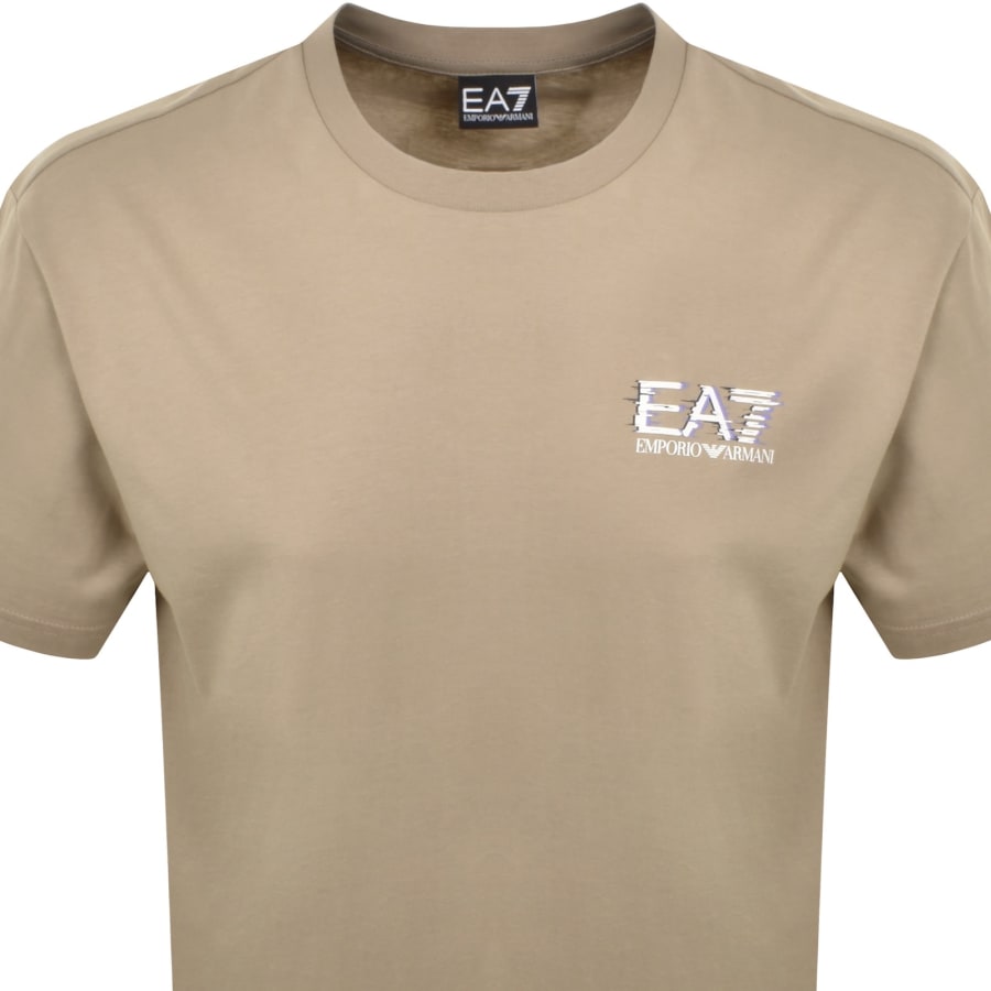 Image number 3 for EA7 Emporio Armani Training T Shirt Beige