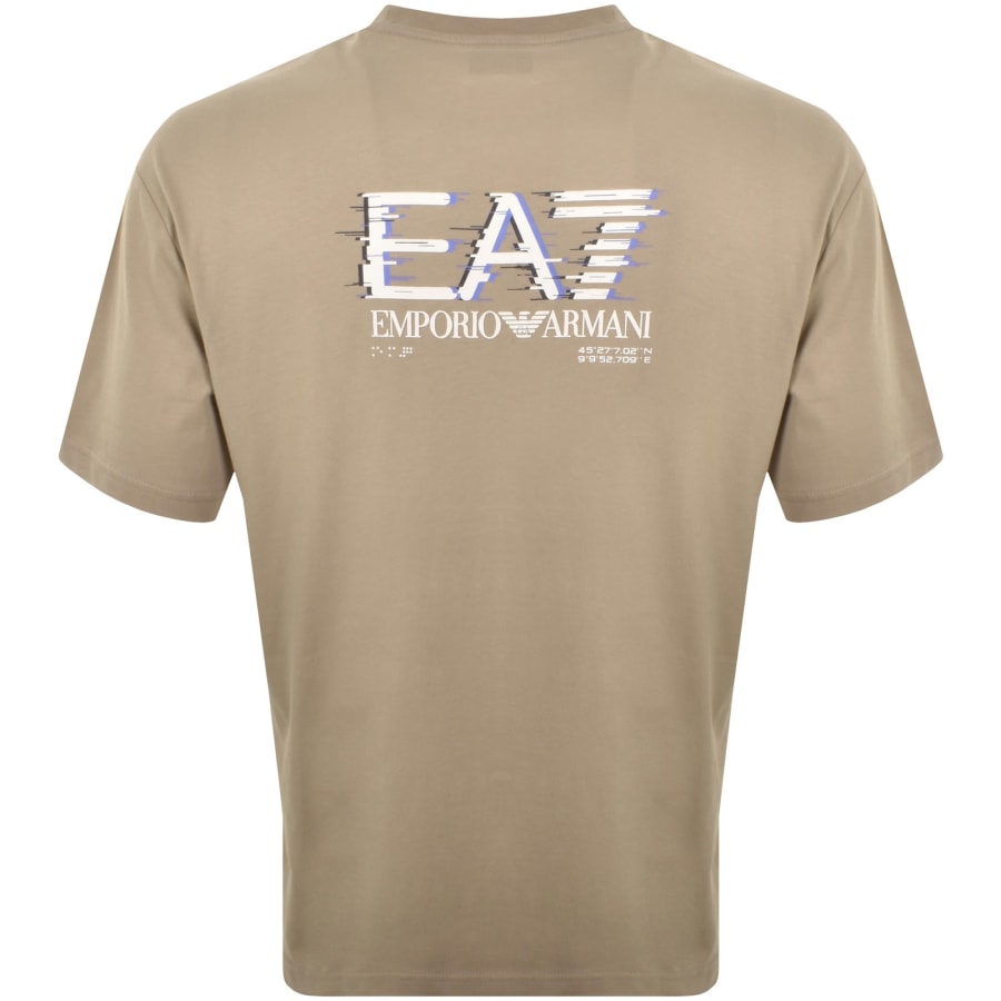 Image number 5 for EA7 Emporio Armani Training T Shirt Beige