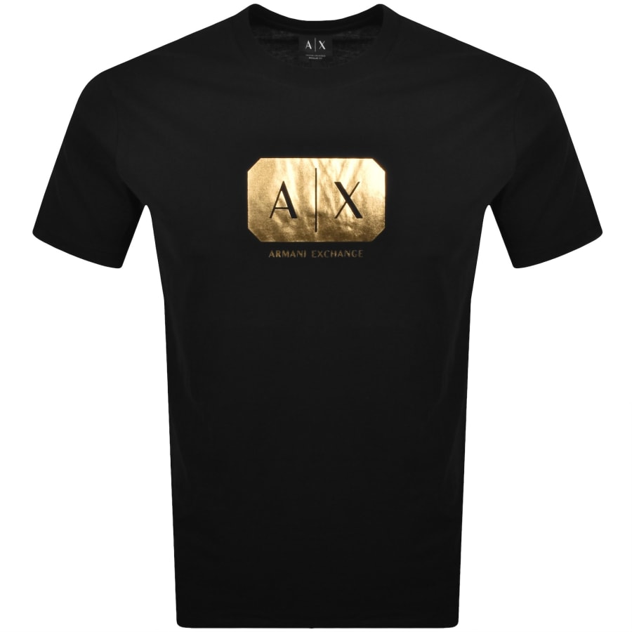 Image number 1 for Armani Exchange Logo T Shirt Black