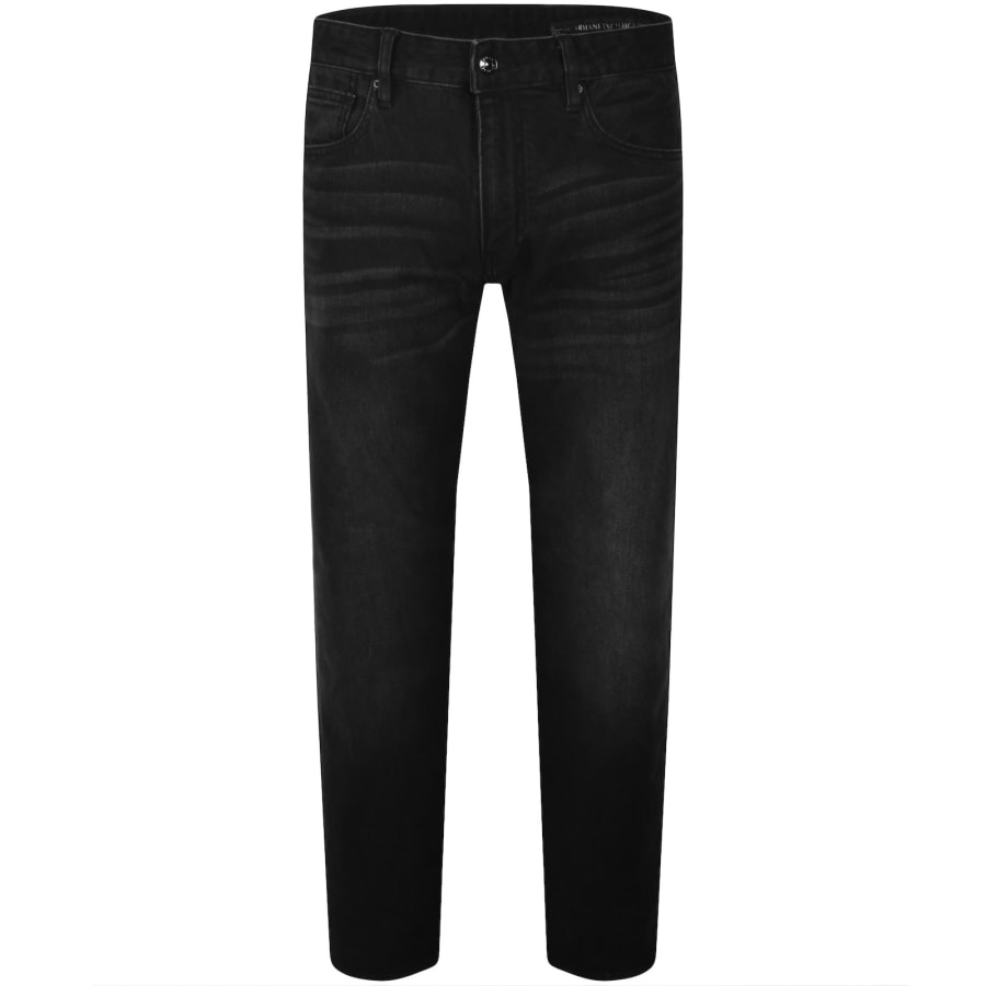 Image number 2 for Armani Exchange J13 Slim Fit Jeans Black