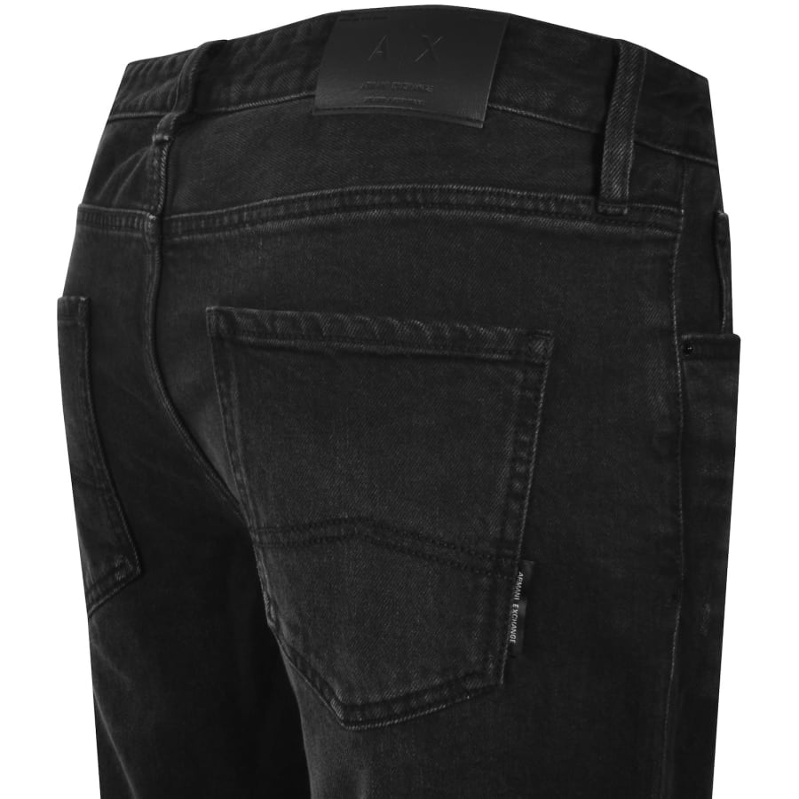Image number 4 for Armani Exchange J13 Slim Fit Jeans Black