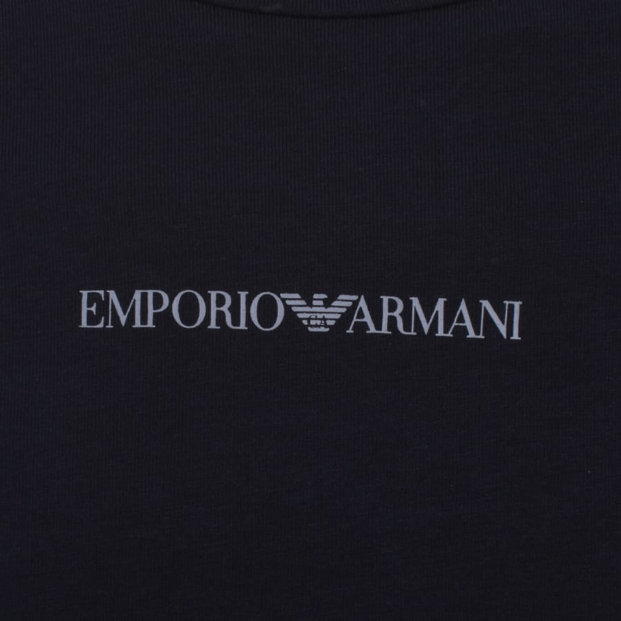 Image number 3 for Emporio Armani Logo T Shirt Navy
