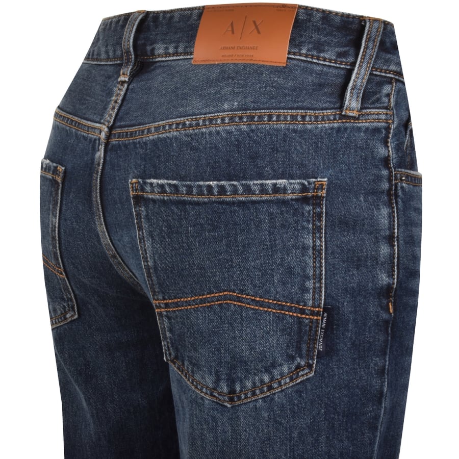 Image number 4 for Armani Exchange J14 Slim Fit Jeans Blue