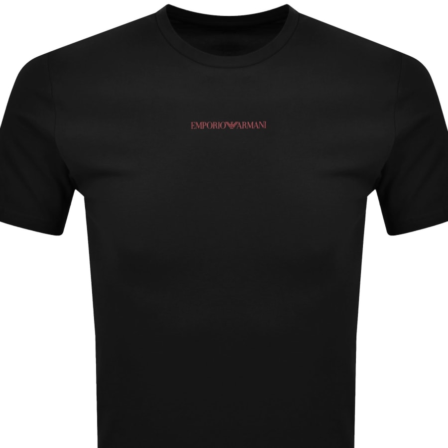 Image number 2 for Emporio Armani Logo T Shirt Black