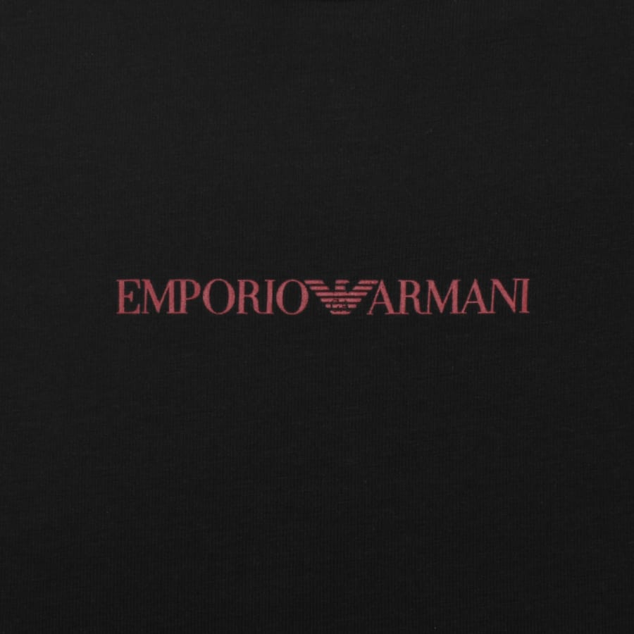 Image number 3 for Emporio Armani Logo T Shirt Black