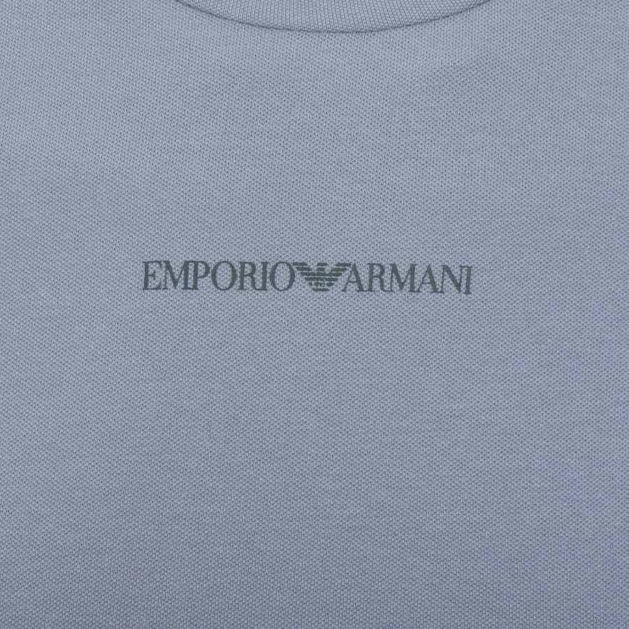 Image number 3 for Emporio Armani Logo T Shirt Blue