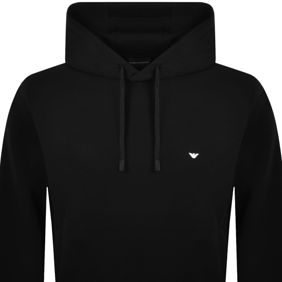 Image number 2 for Emporio Armani Logo Hoodie Black