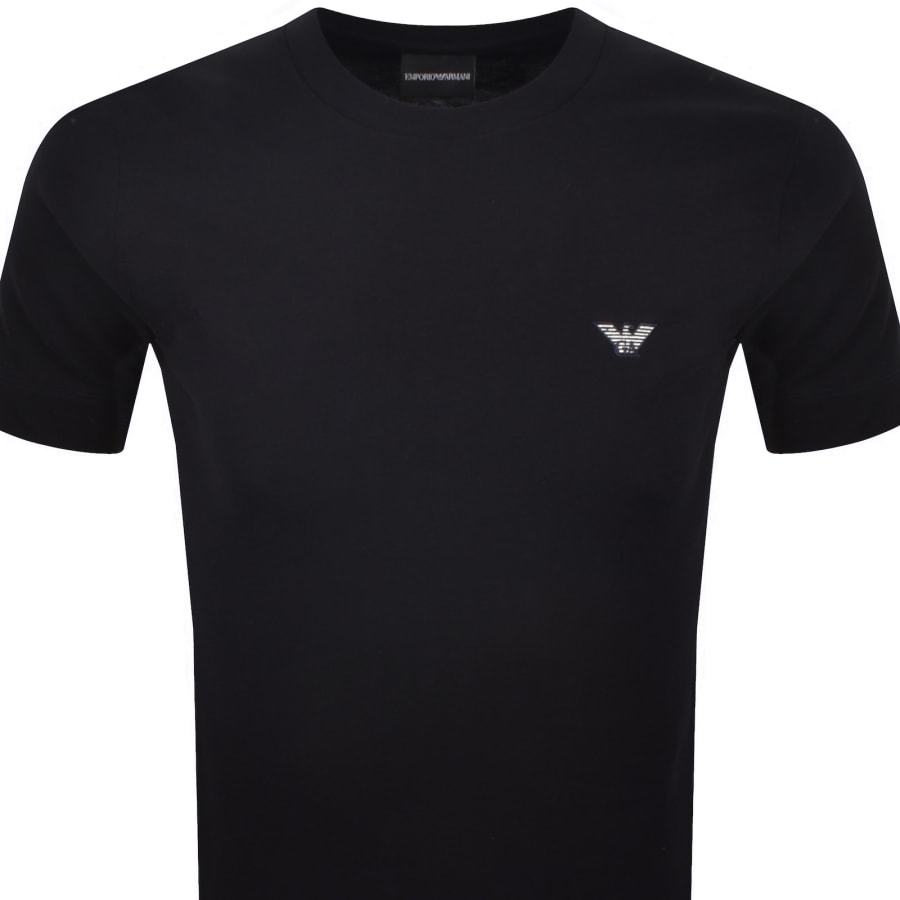 Image number 2 for Emporio Armani Slim Fit T Shirt Blue Navy
