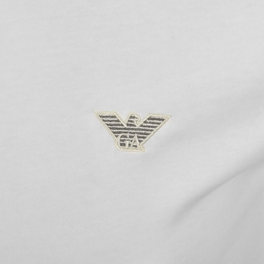 Image number 3 for Emporio Armani Slim Fit T Shirt Off White