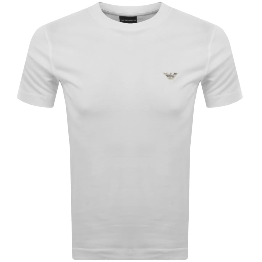 Image number 1 for Emporio Armani Slim Fit T Shirt Off White