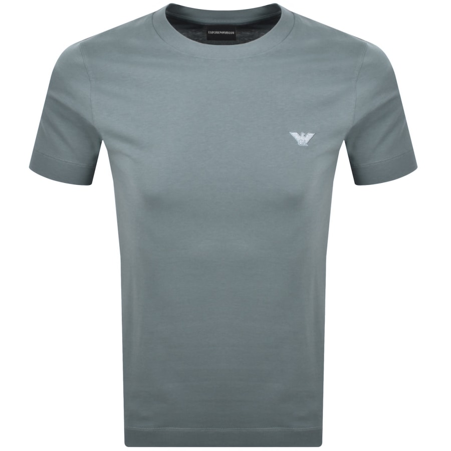 Image number 1 for Emporio Armani Slim Fit T Shirt Blue