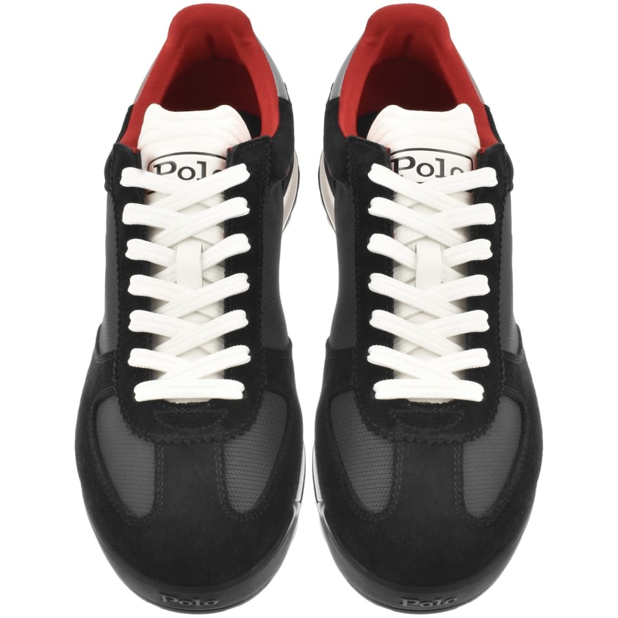 Image number 3 for Ralph Lauren Varick Trainers Black