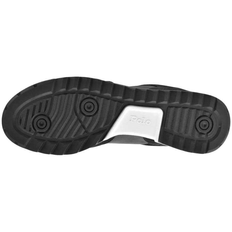 Image number 5 for Ralph Lauren Varick Trainers Black