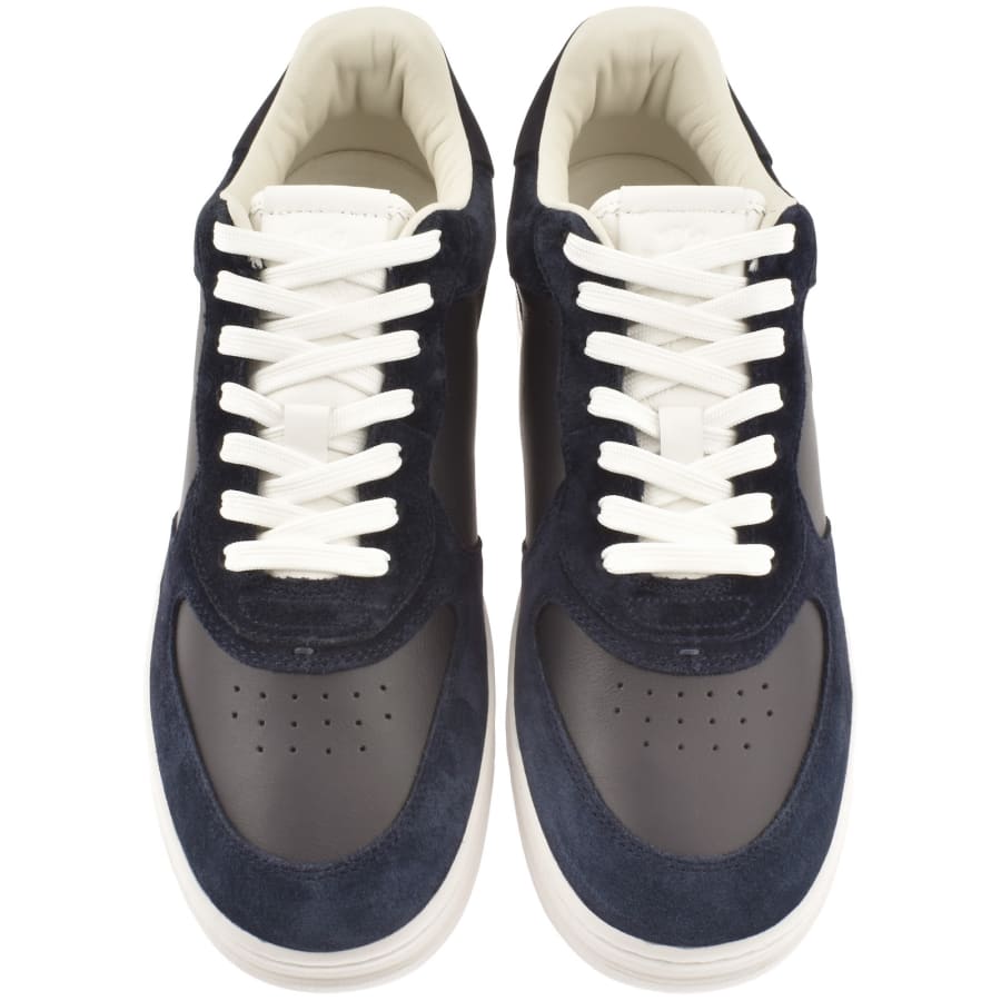 Image number 3 for Ralph Lauren Masters Court Trainers Navy